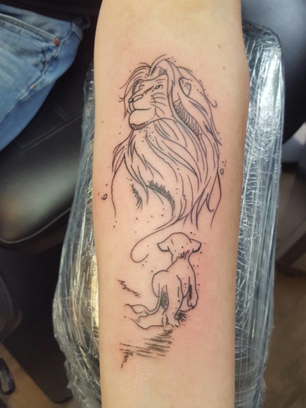 König der Löwen Tattoo Tattoostudio Sascha Kirsch Tattoo Kurse